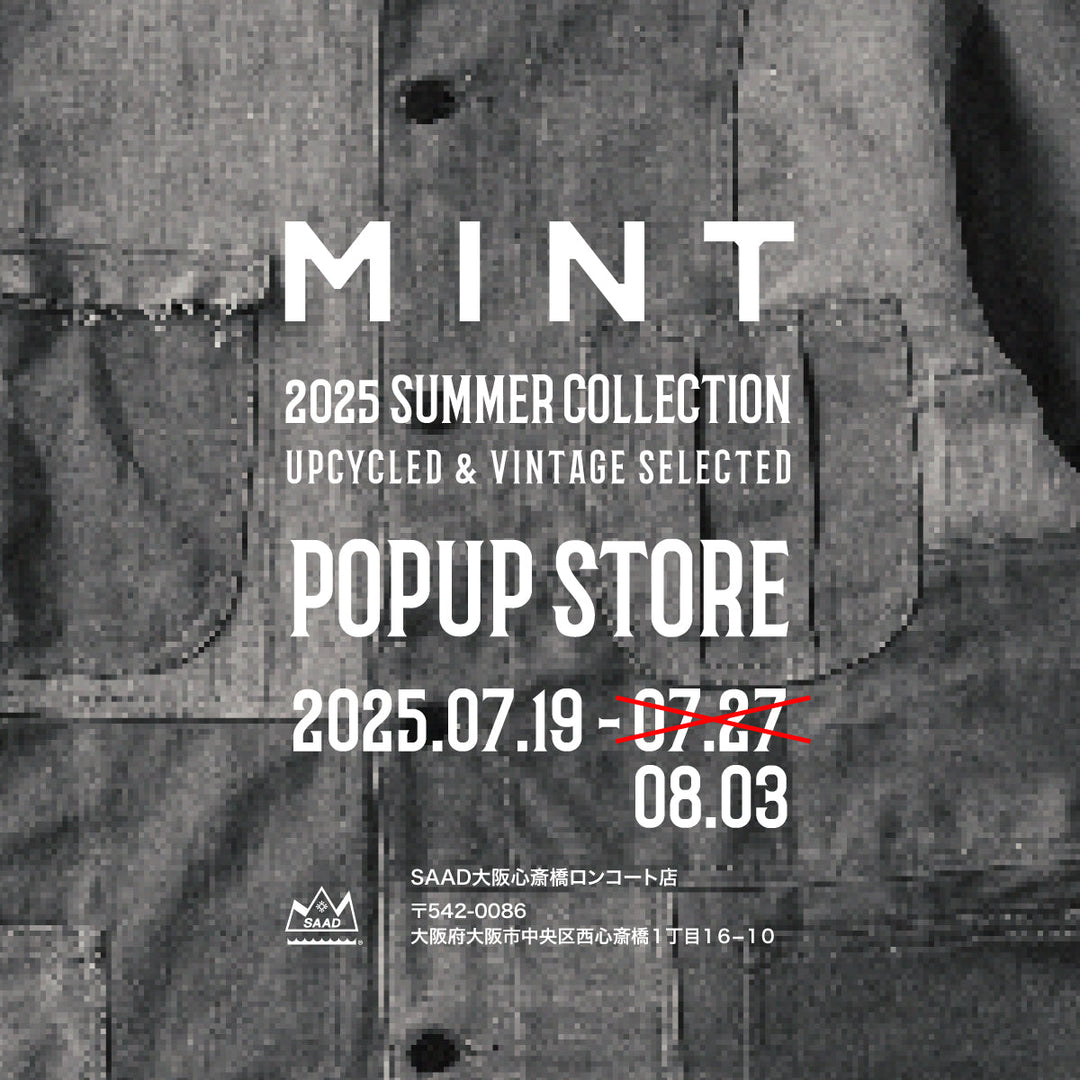 【POP UP STORE at SAAD大阪店】｜伝統×アップサイクルの一点モノたちが集結。