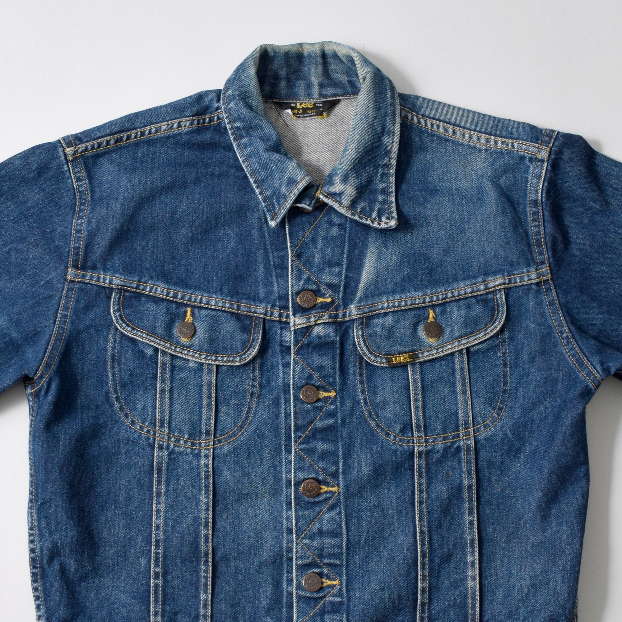 90sヴィンテージデニムジャケット Lee 101J 古着　90年代　USA製 90s~ Lee 101J Denim Jacket / Used – MINT