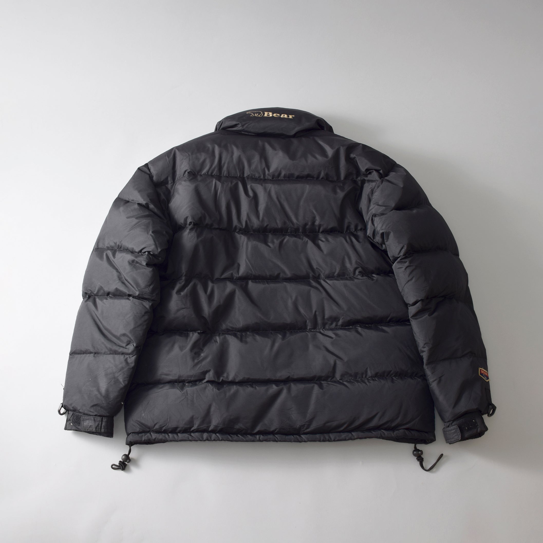 90s Bear USA ベアー ダウンジャケット リバーシブル 肉厚 紺 L