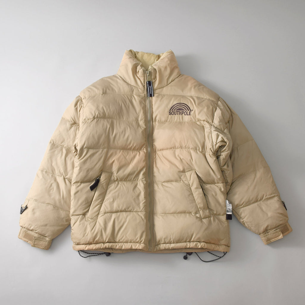 90's SOUTH POLEダウンジャケット Vintage SOUTHPOLE Puffer Duck Down Reversible Jacket Mens