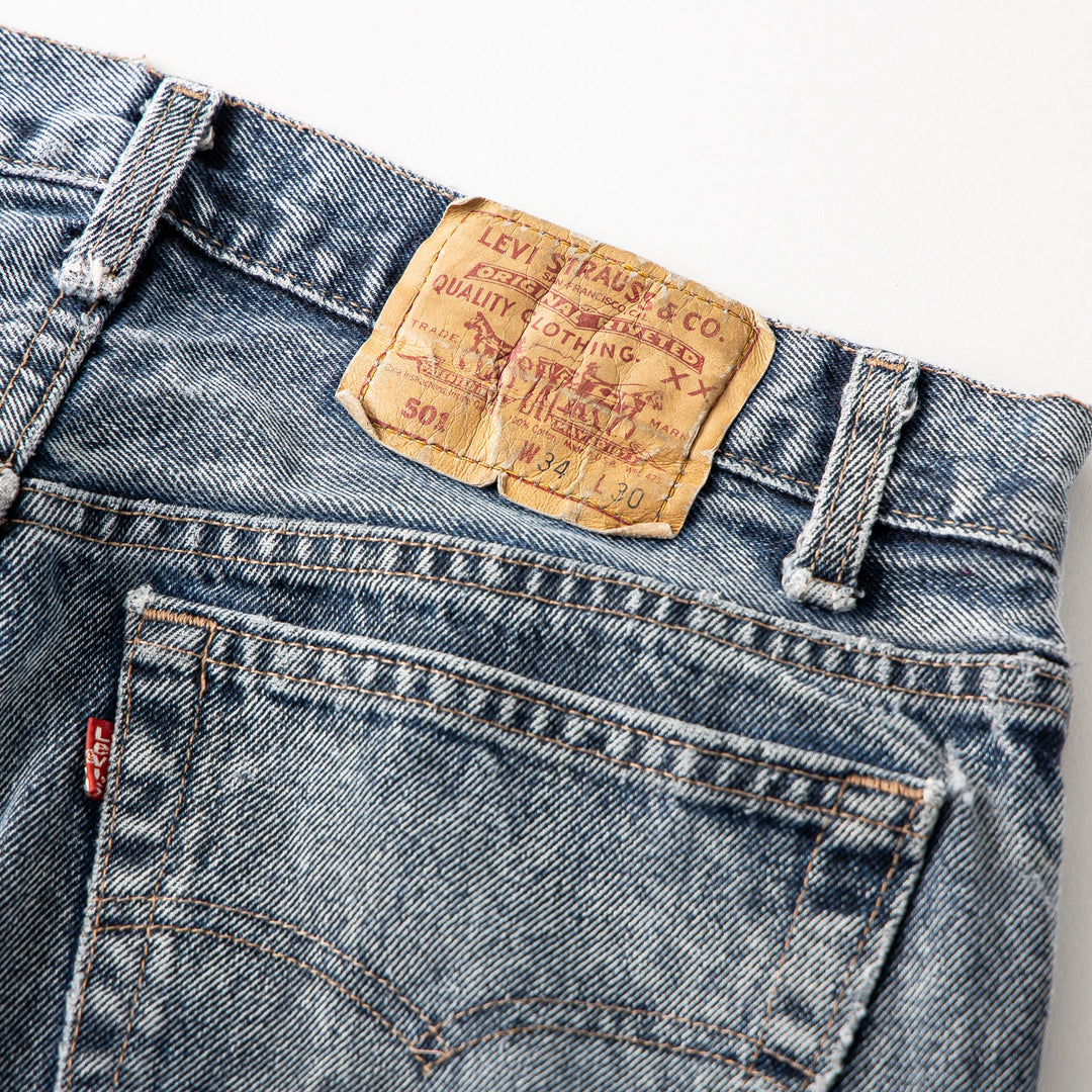 90s~ Levi's 501 Dyed Denim Pants Made in USA / Used