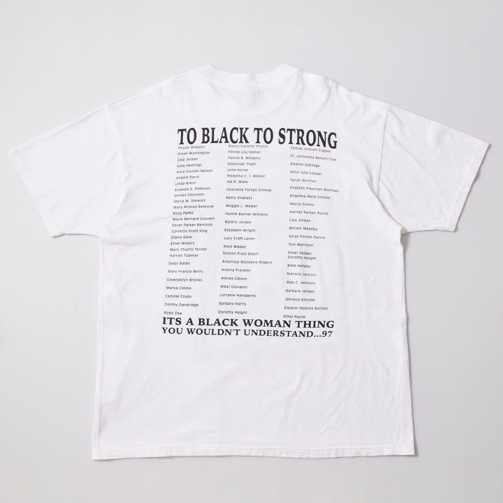 90s~ ミリオンウーマンマーチ ヴィンテージ Tシャツ  / 古着