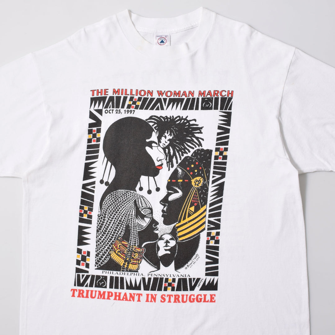 90s~ ミリオンウーマンマーチ ヴィンテージ Tシャツ  / 古着