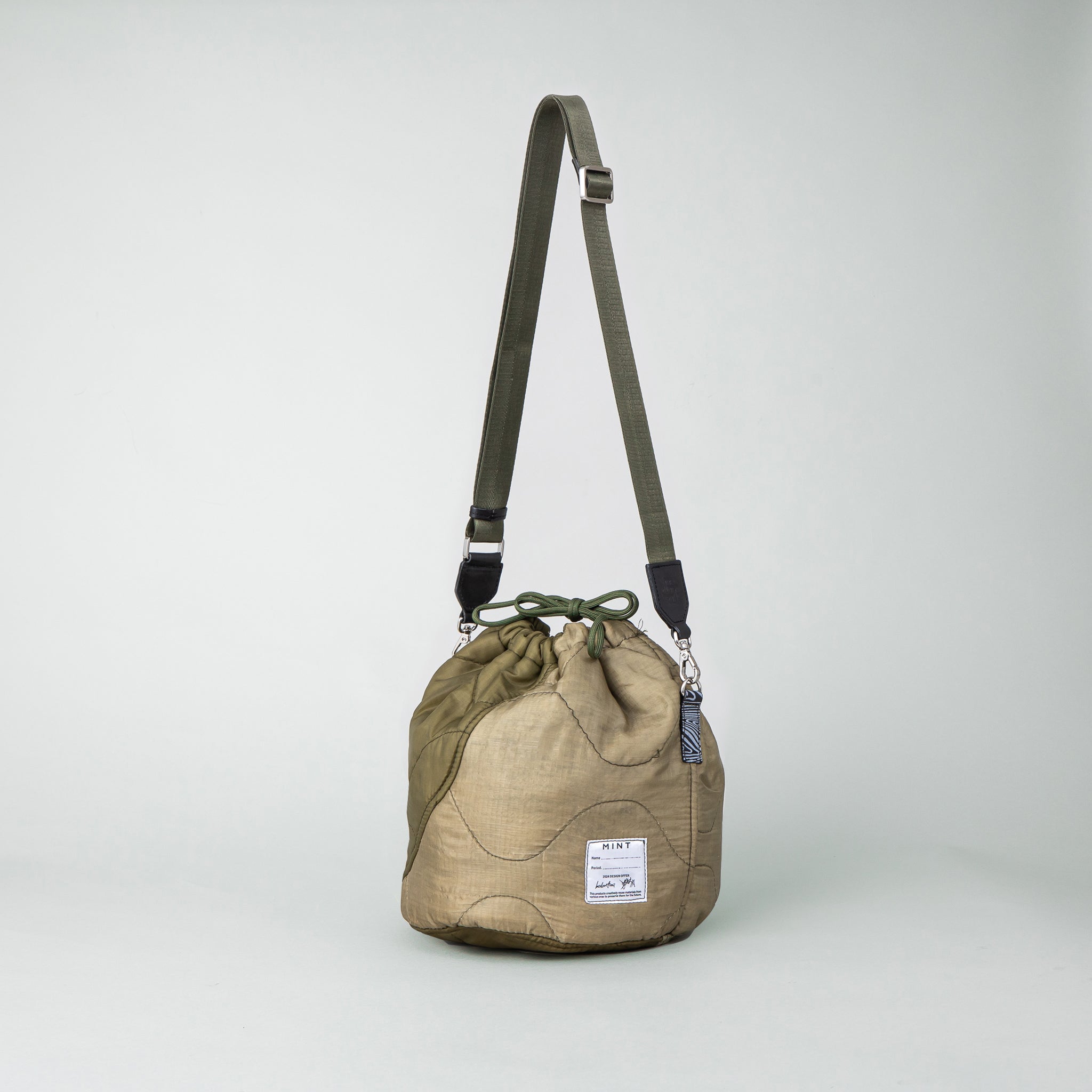 バッグ Mint Italian Pebbled Mini Crossbody Bag | Leather Crossbody Bags