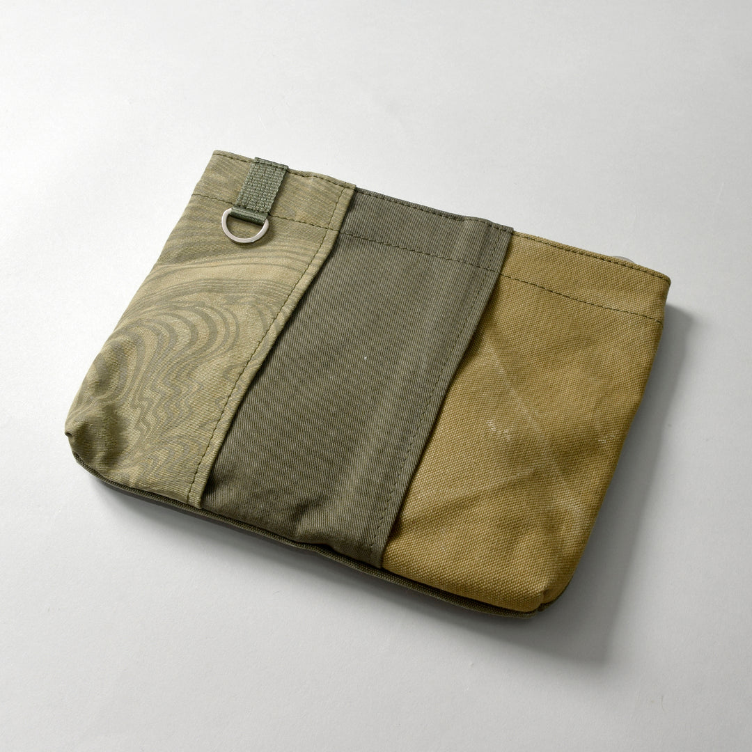 Military Fabric  Sacoche Bag / MINT+ Midori Arai「Beige Color」