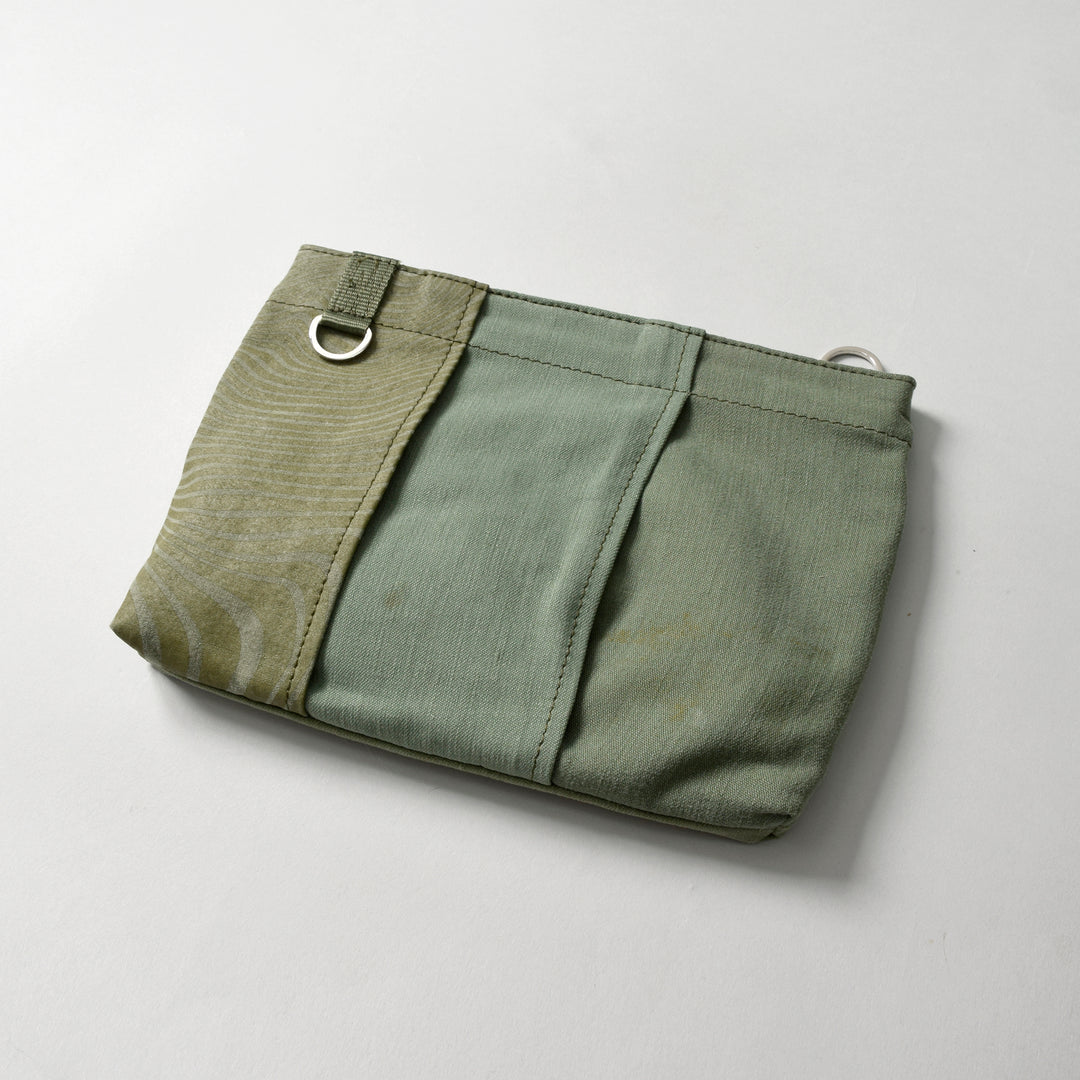 Military Fabric  Sacoche Bag / MINT+ Midori Arai「Wide Pattern」