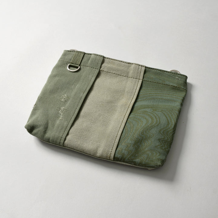 Military Fabric  Sacoche Bag / MINT+ Midori Arai「Narrow Pattern」