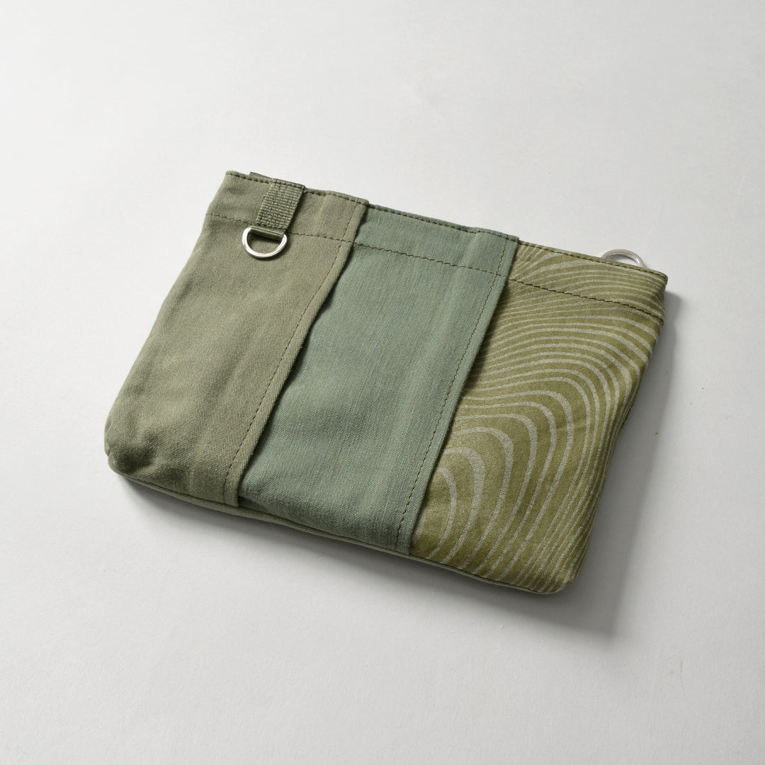 Military Fabric  Sacoche Bag / MINT+ Midori Arai「Wide Pattern」