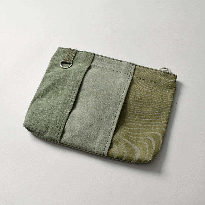 Military Fabric  Sacoche Bag / MINT+ Midori Arai「Wide Pattern」