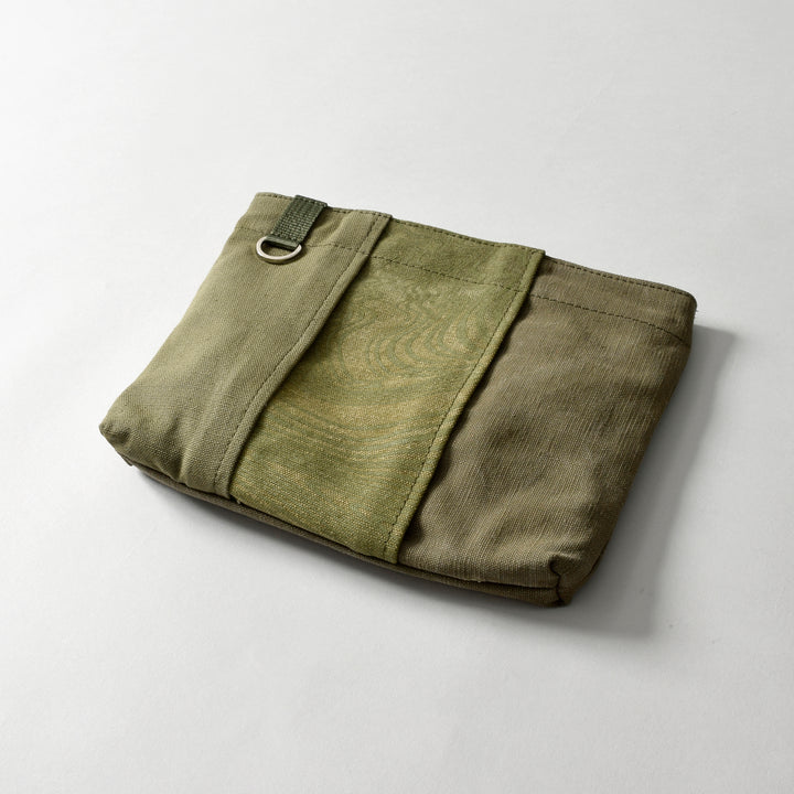 Military Fabric  Sacoche Bag / MINT+ Midori Arai「Beige Color」