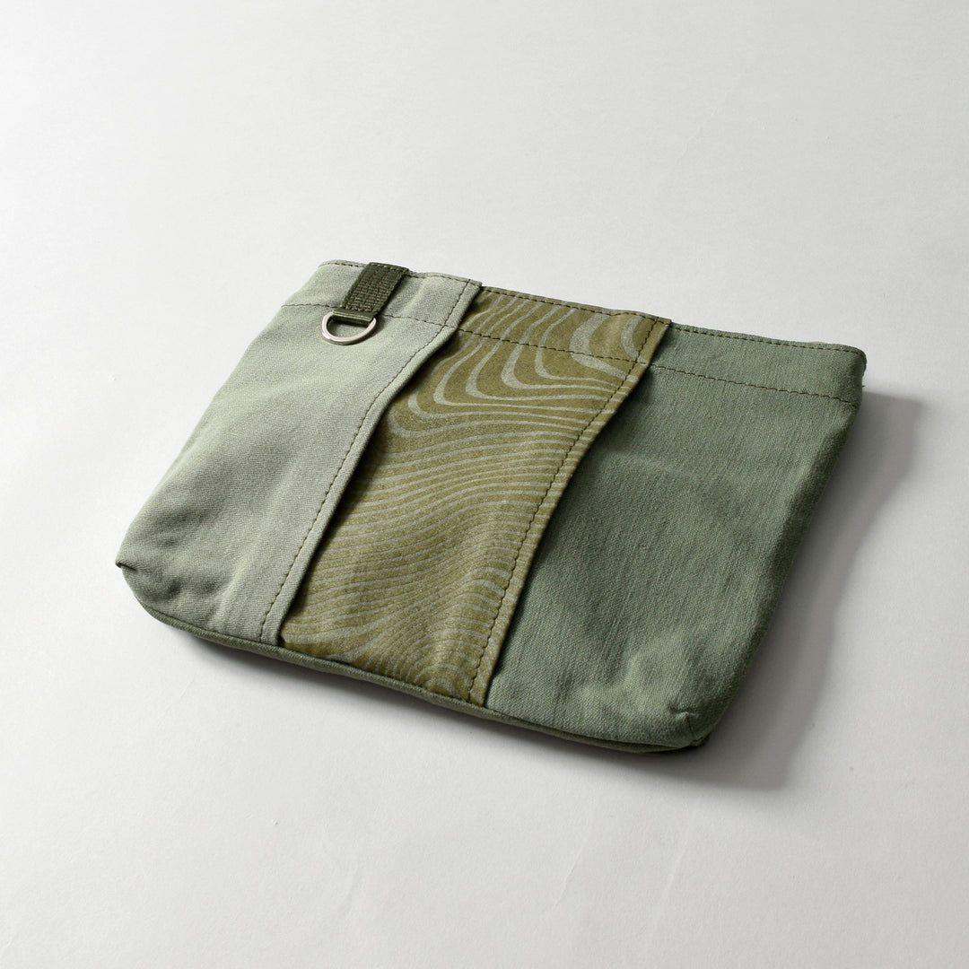 Military Fabric  Sacoche Bag / MINT+ Midori Arai「Wide Pattern」