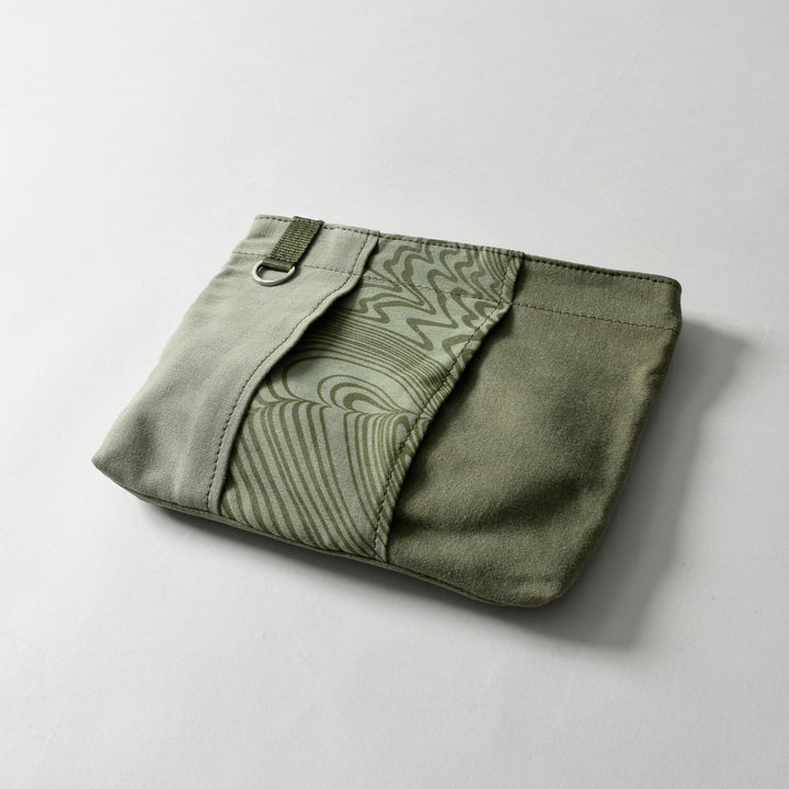 Military Fabric  Sacoche Bag / MINT+ Midori Arai「Narrow Pattern」