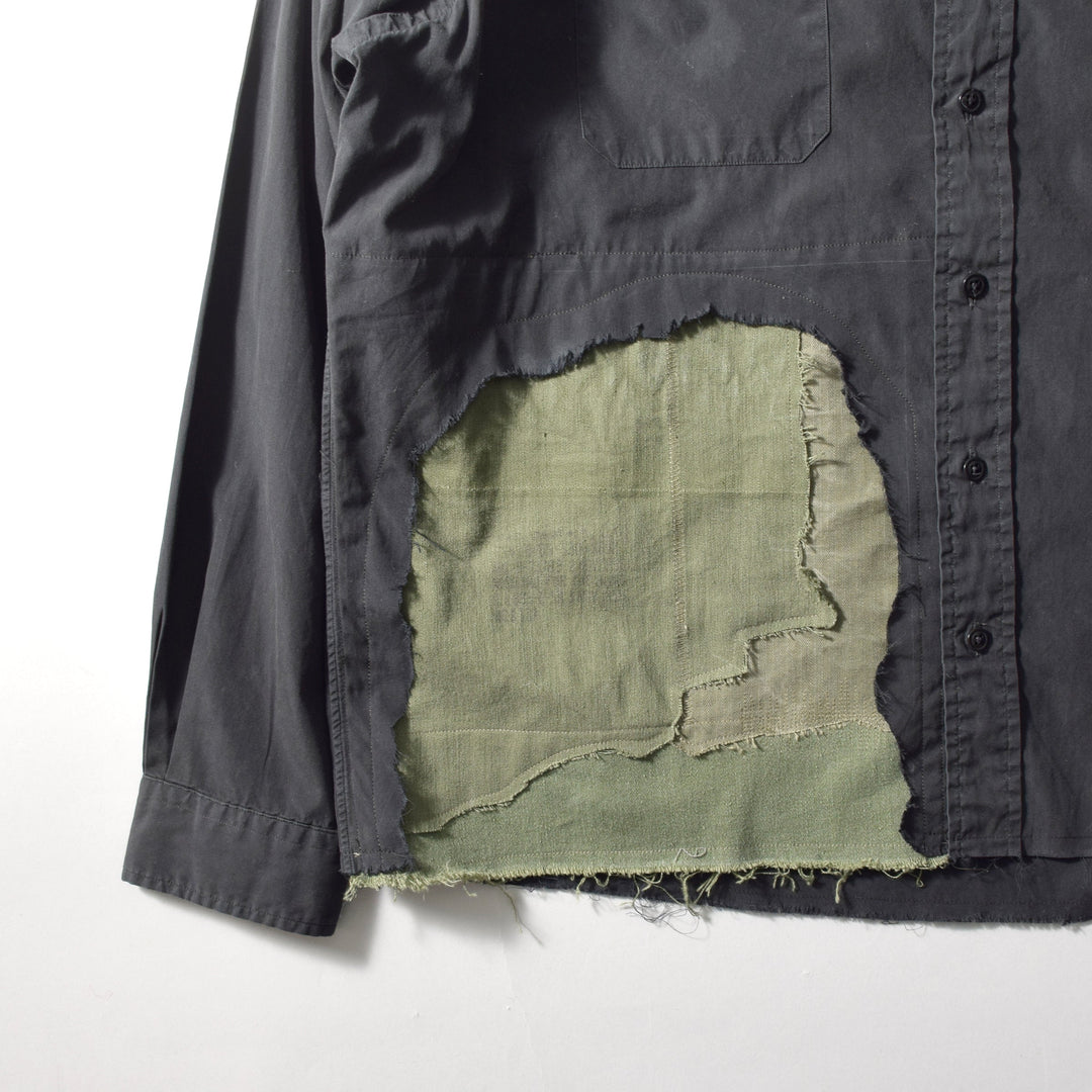 MINT UPCYCLED Rebuild Black work Shirts