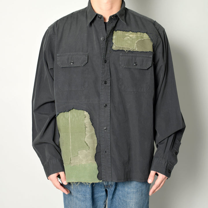 MINT UPCYCLED Rebuild Black work Shirts