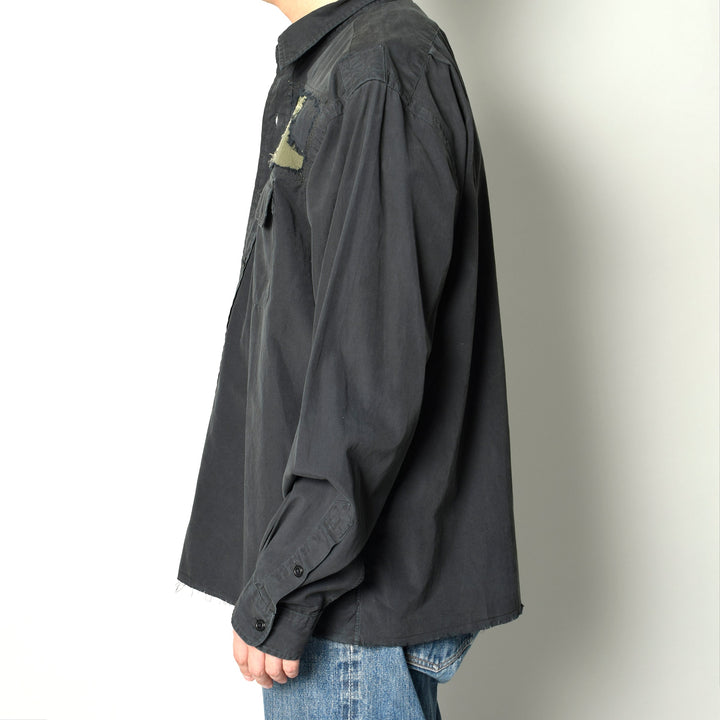 MINT UPCYCLED Rebuild Black work Shirts