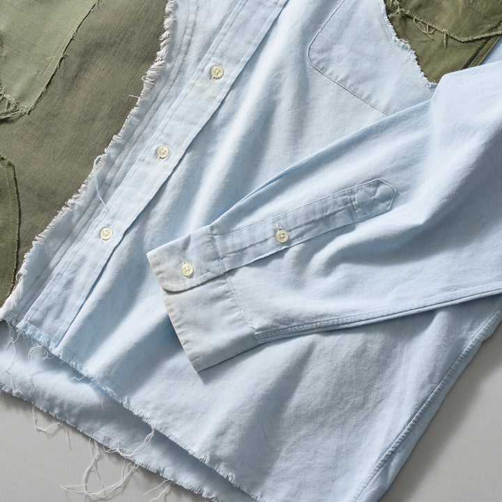 MINT UPCYCLED  Rebuild 90s~ Cotton Chambray Shirts