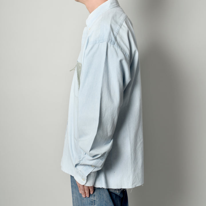 MINT UPCYCLED  Rebuild Cotton Chambray Shirts