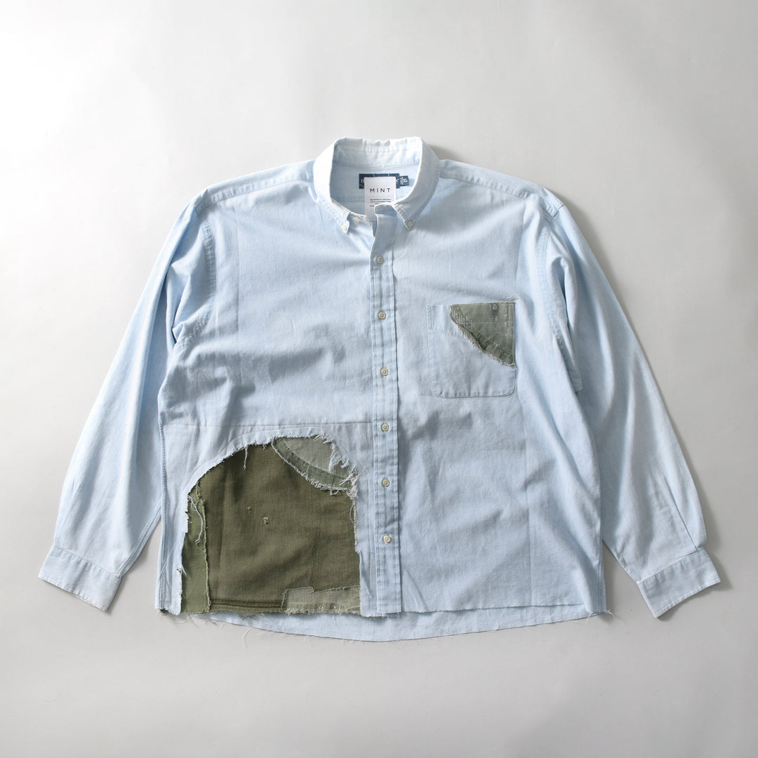 MINT UPCYCLED  Rebuild Cotton Chambray Shirts