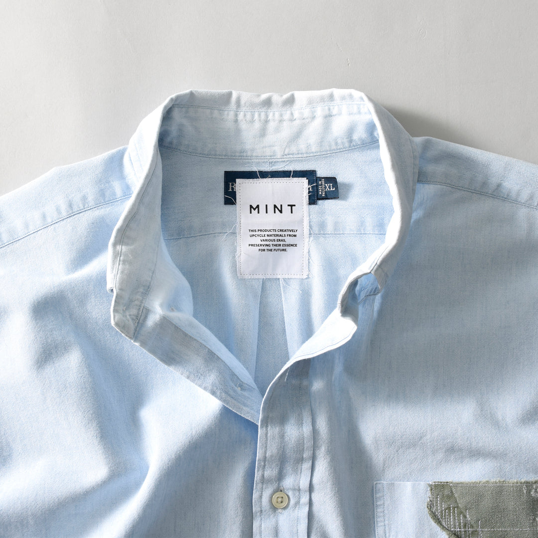 MINT UPCYCLED  Rebuild Cotton Chambray Shirts