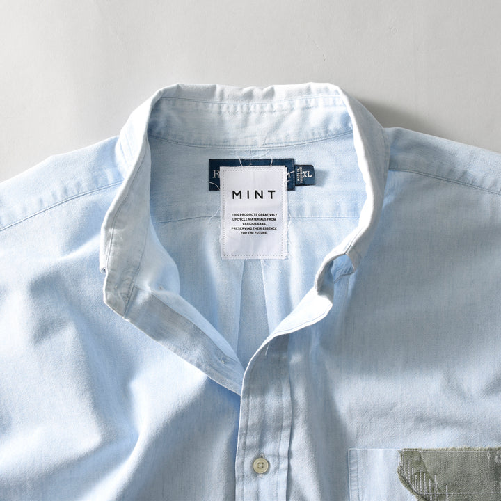 MINT UPCYCLED  Rebuild Cotton Chambray Shirts