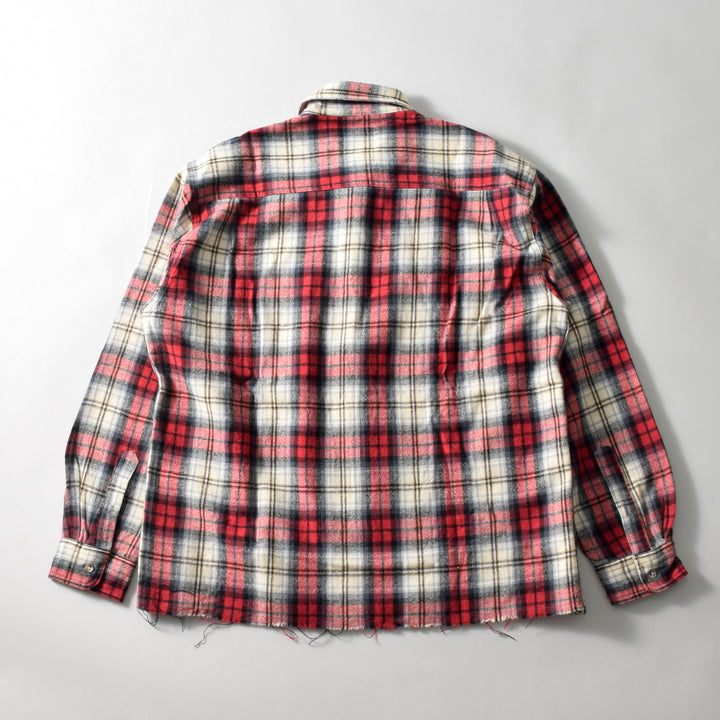 MINT UPCYCLED  Rebuild 90s~ Wool Check Shirts