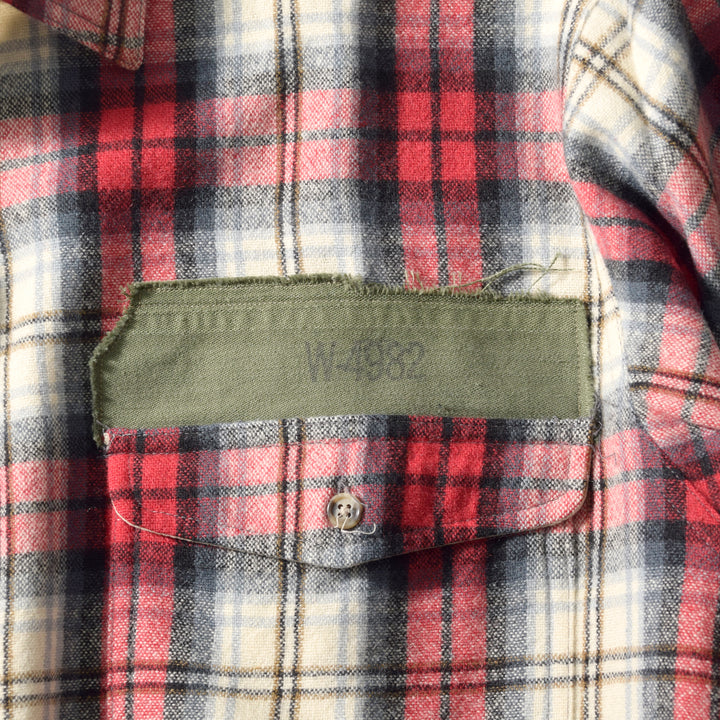 MINT UPCYCLED  Rebuild 90s~ Wool Check Shirts