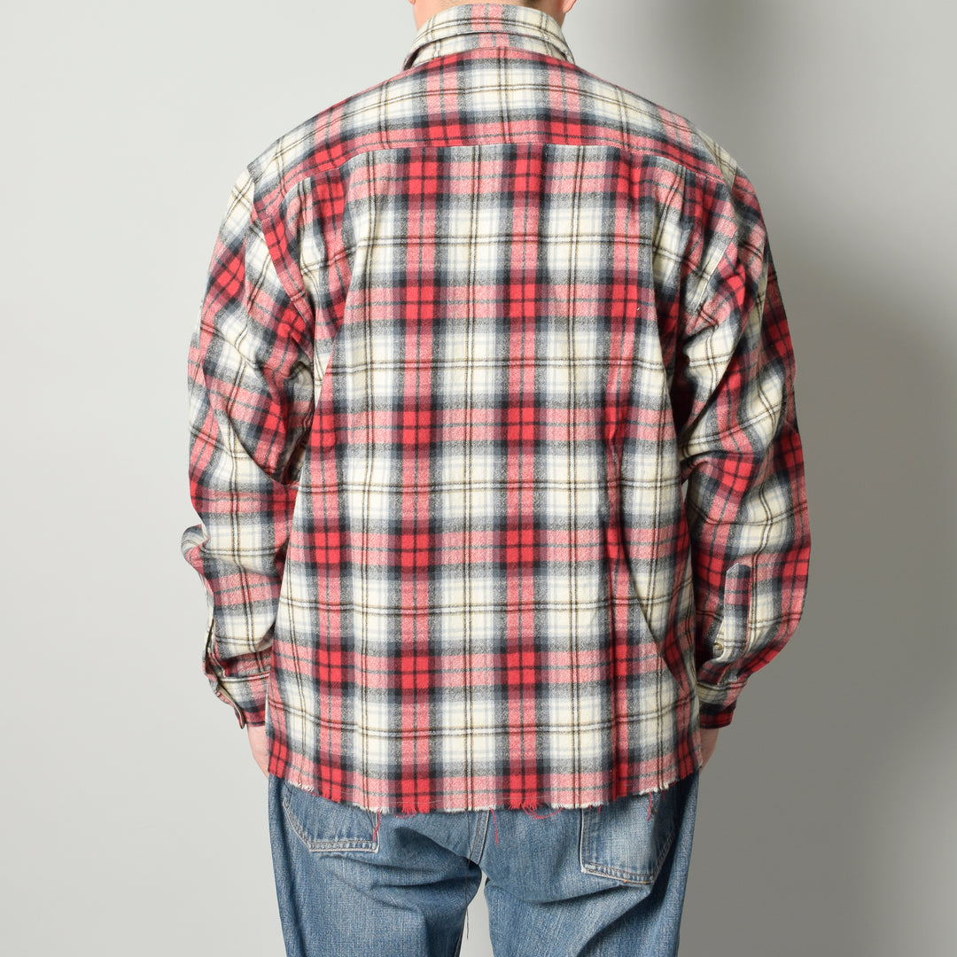 MINT UPCYCLED  Rebuild 90s~ Wool Check Shirts