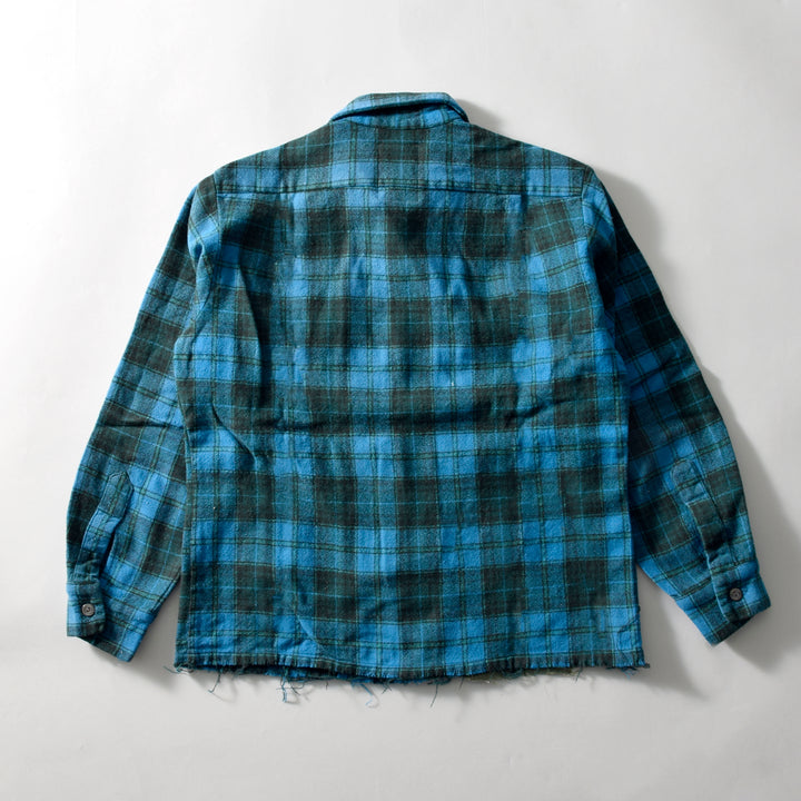 MINT UPCYCLED  Rebuild 60s~ Wool Check Shirts