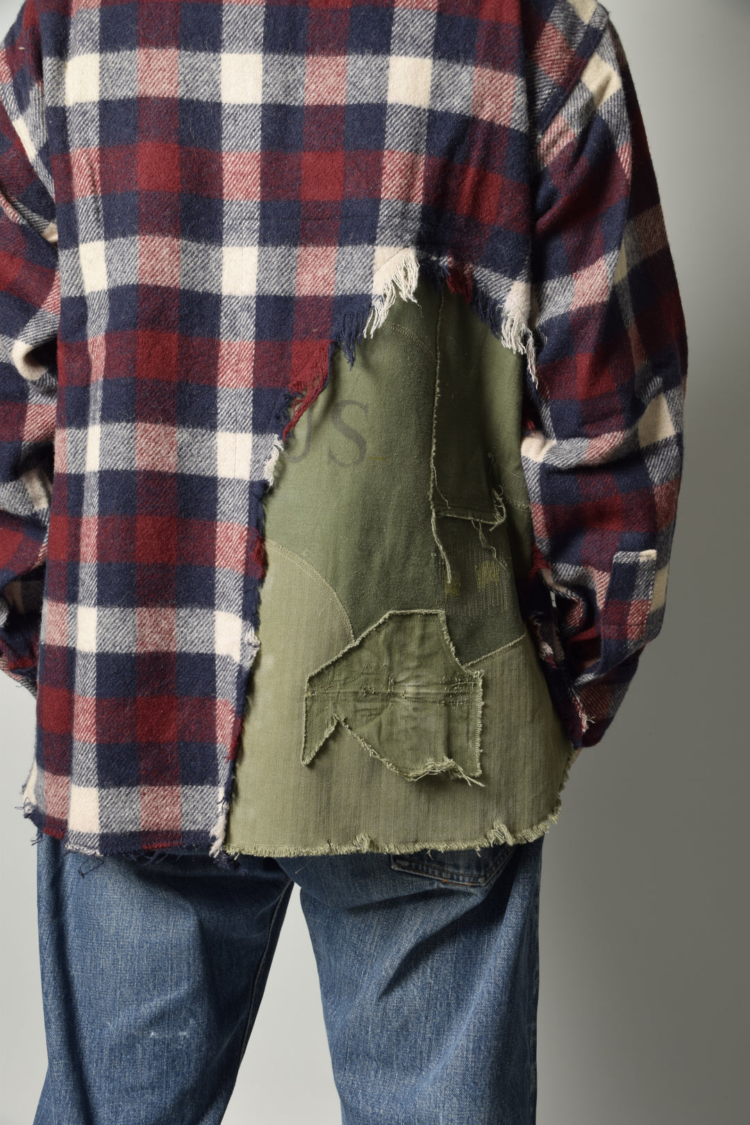 MINT UPCYCLED  Rebuild Wool Check Shirts