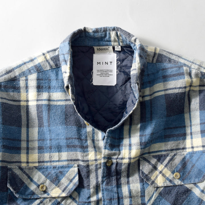 MINT UPCYCLED  Rebuild 90s~ Wool Check Shirts Jacket