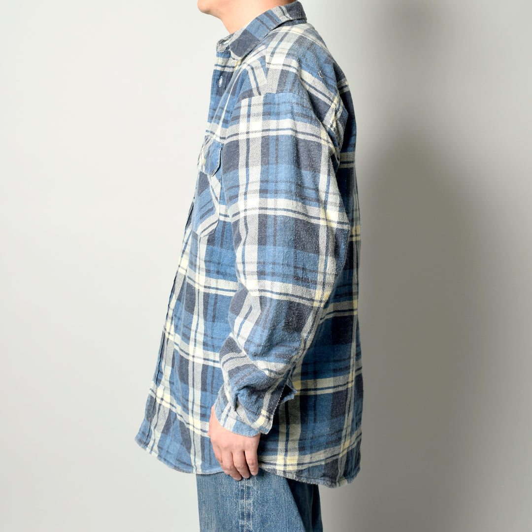 MINT UPCYCLED  Rebuild 90s~ Wool Check Shirts Jacket