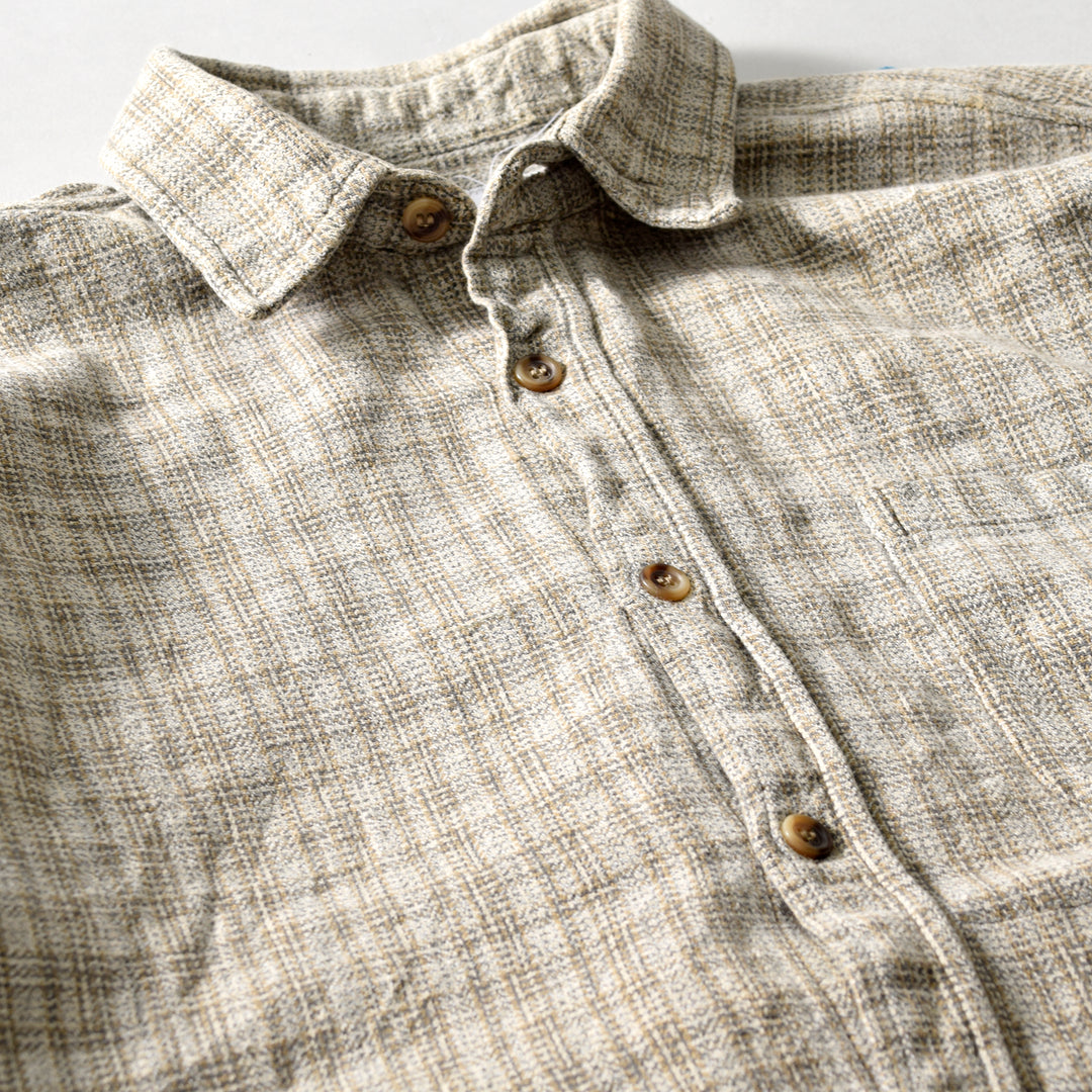 MINT UPCYCLED  Rebuild 90s~ Cotton Blend Check Shirts