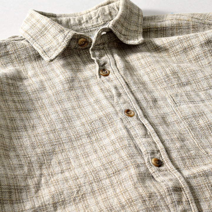 MINT UPCYCLED  Rebuild 90s~ Cotton Blend Check Shirts