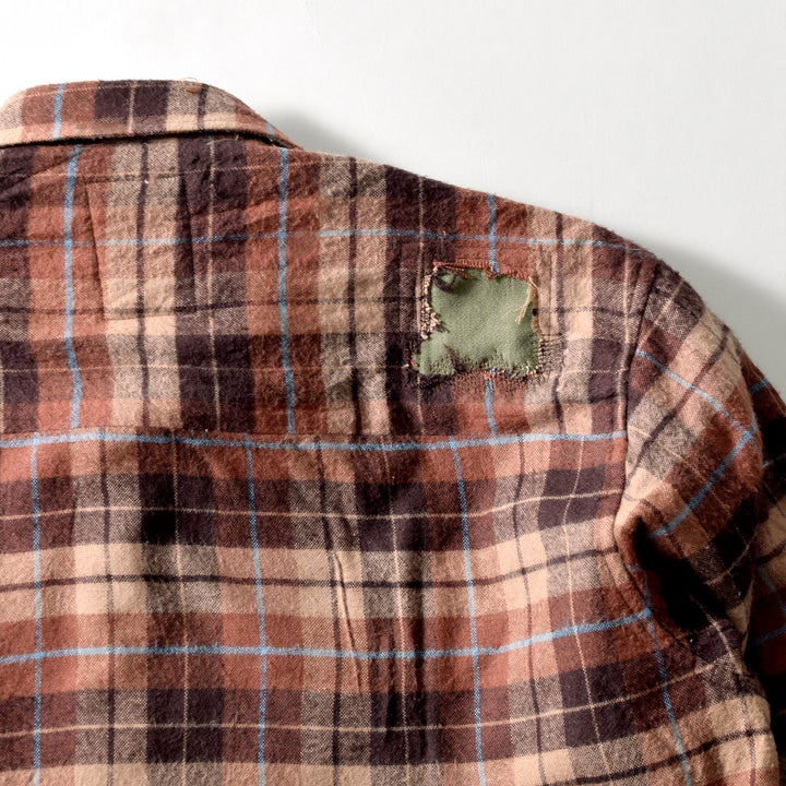 MINT UPCYCLED  Rebuild 90s~ Wool Check Shirts Jacket