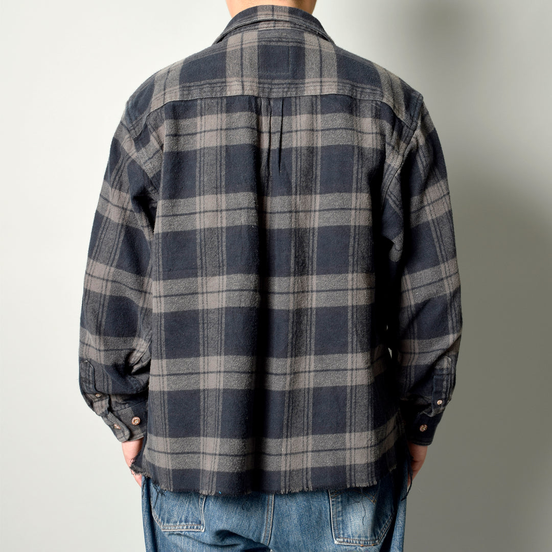 MINT UPCYCLED  Rebuild 90s~ Cotton Check Shirts