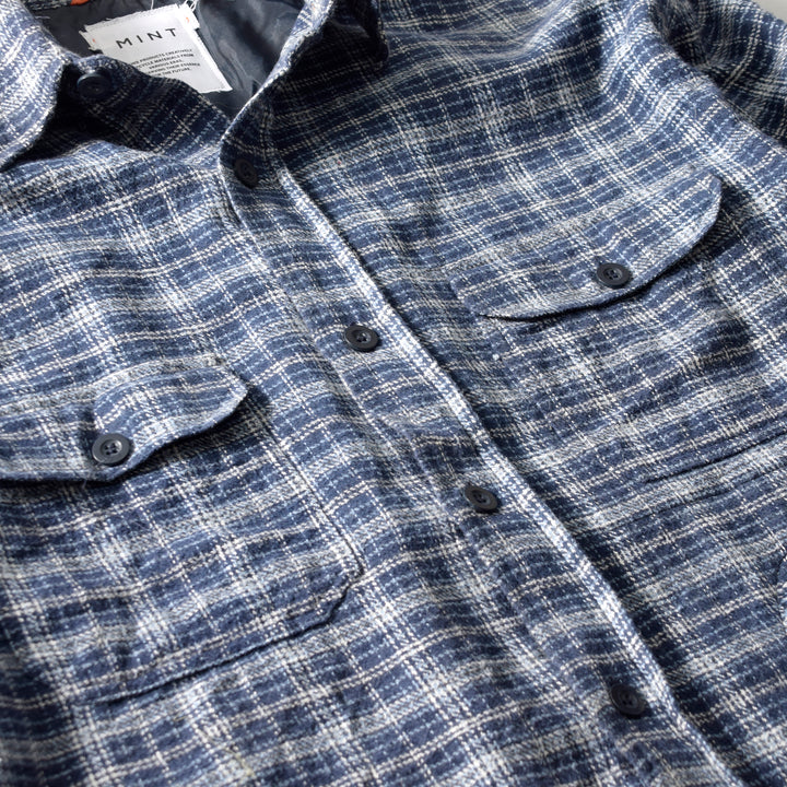 MINT UPCYCLED  Rebuild 90s~ Cotton Check Shirts