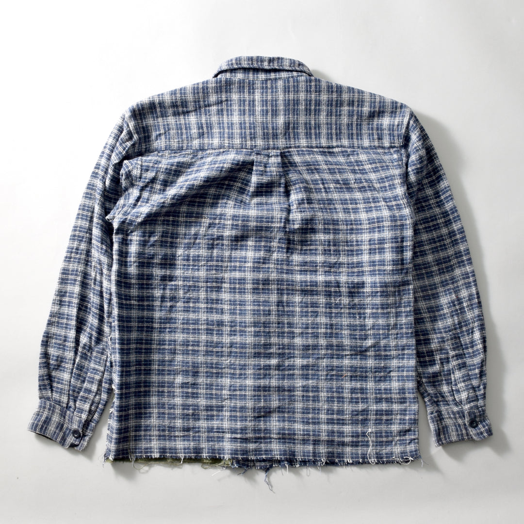 MINT UPCYCLED  Rebuild 90s~ Cotton Check Shirts