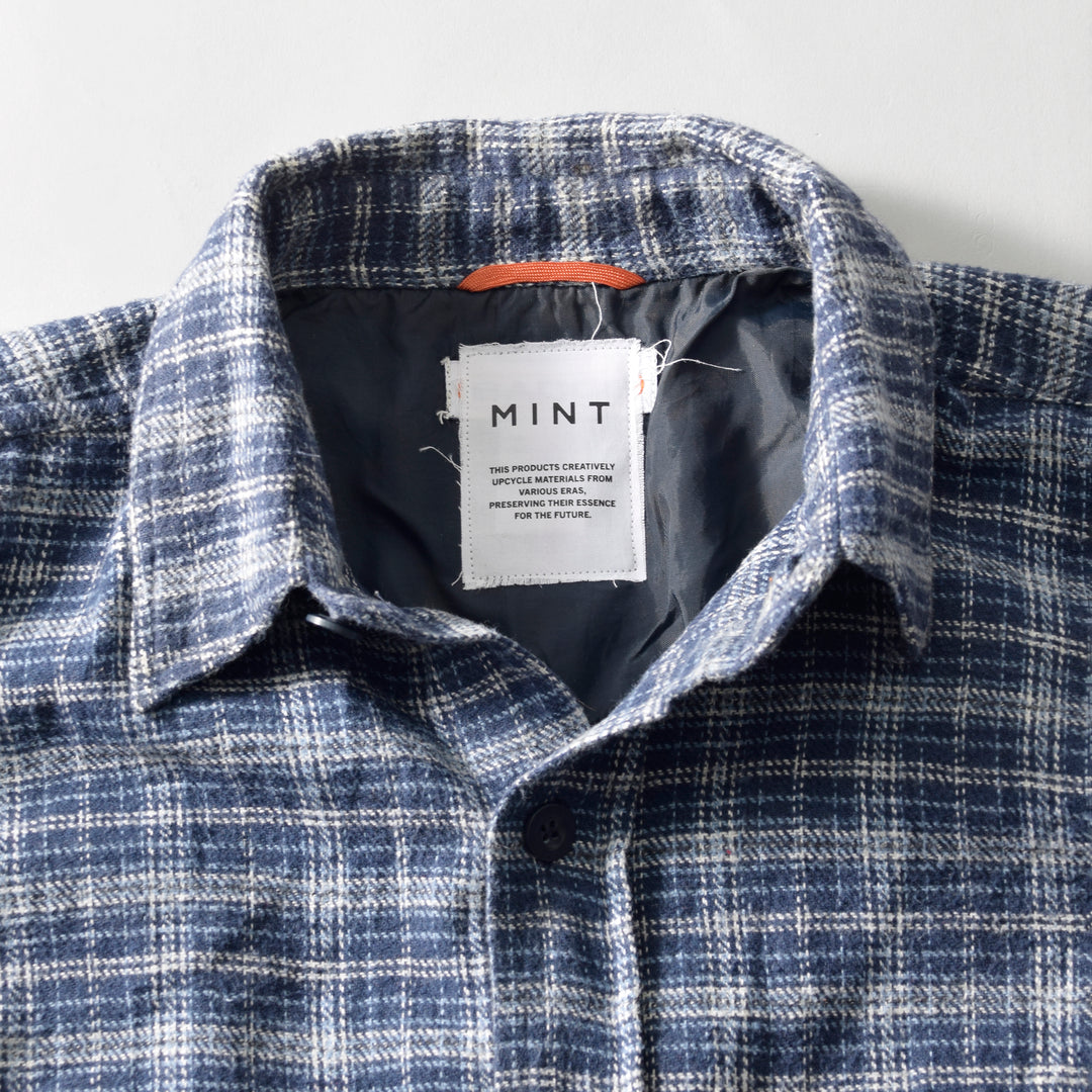 MINT UPCYCLED  Rebuild 90s~ Cotton Check Shirts