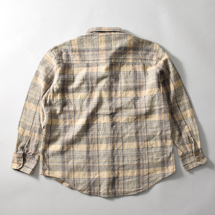 MINT UPCYCLED  Rebuild Wool Check Shirts