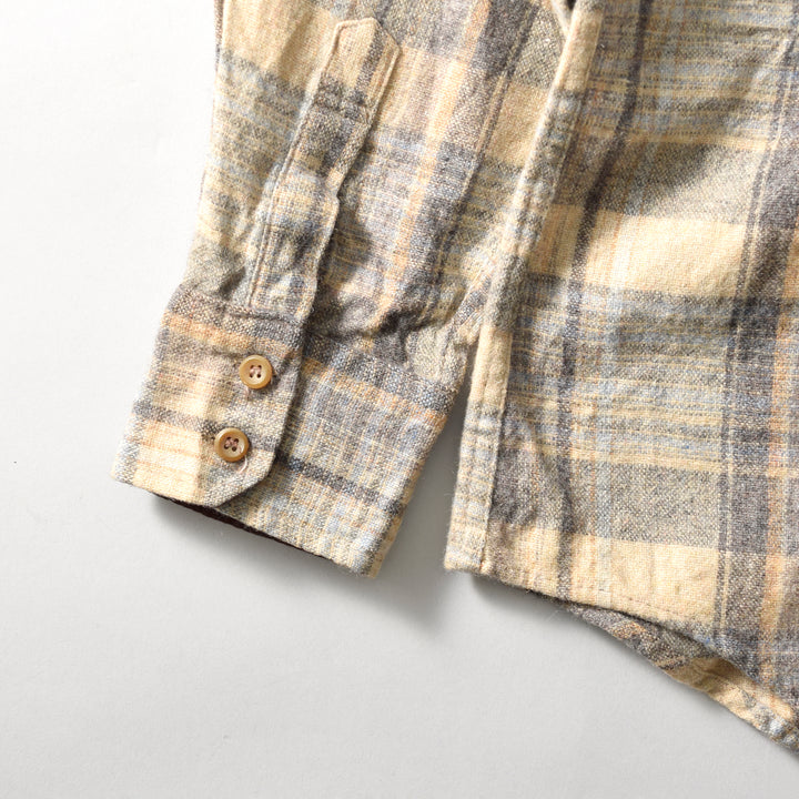 MINT UPCYCLED  Rebuild Wool Check Shirts