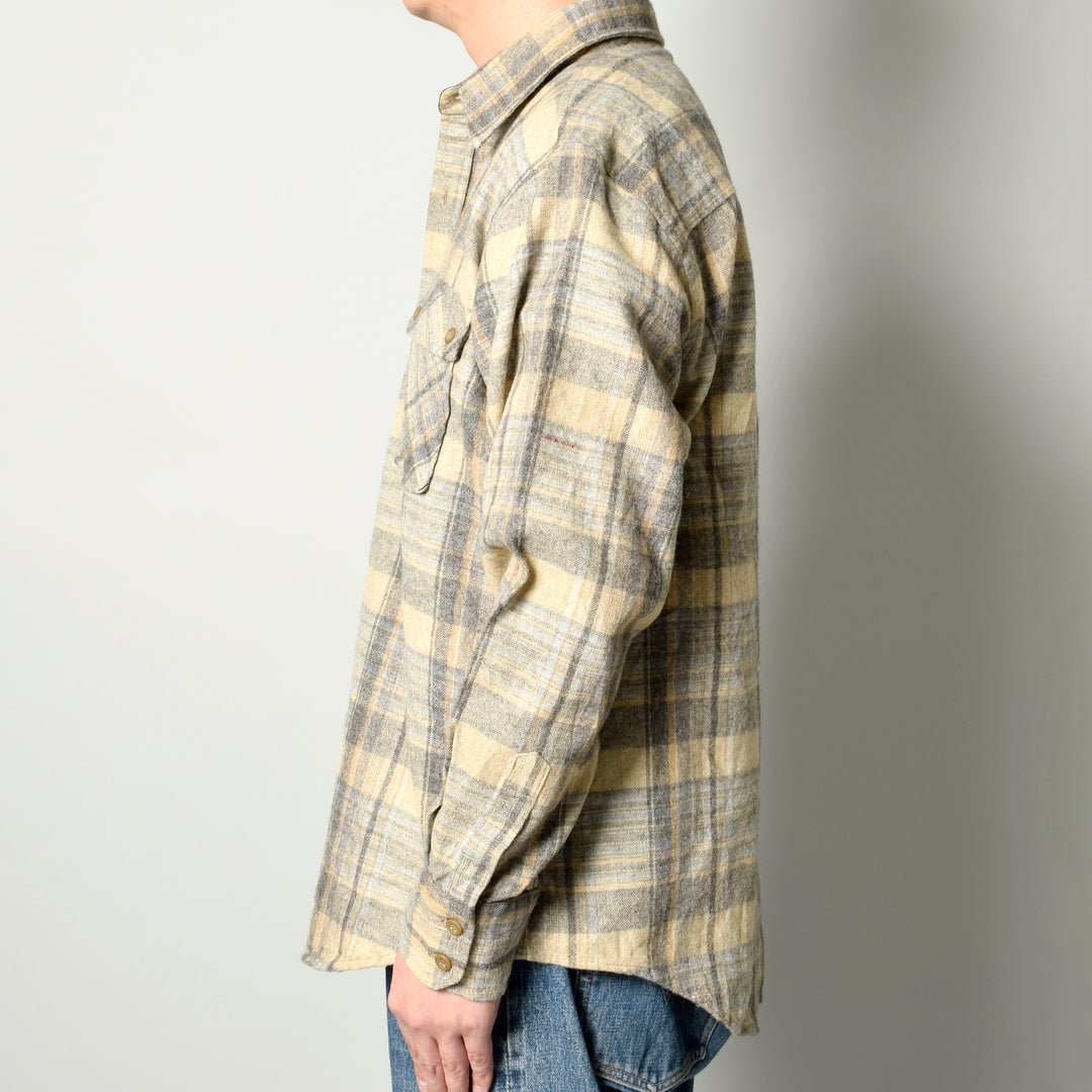 MINT UPCYCLED  Rebuild Wool Check Shirts