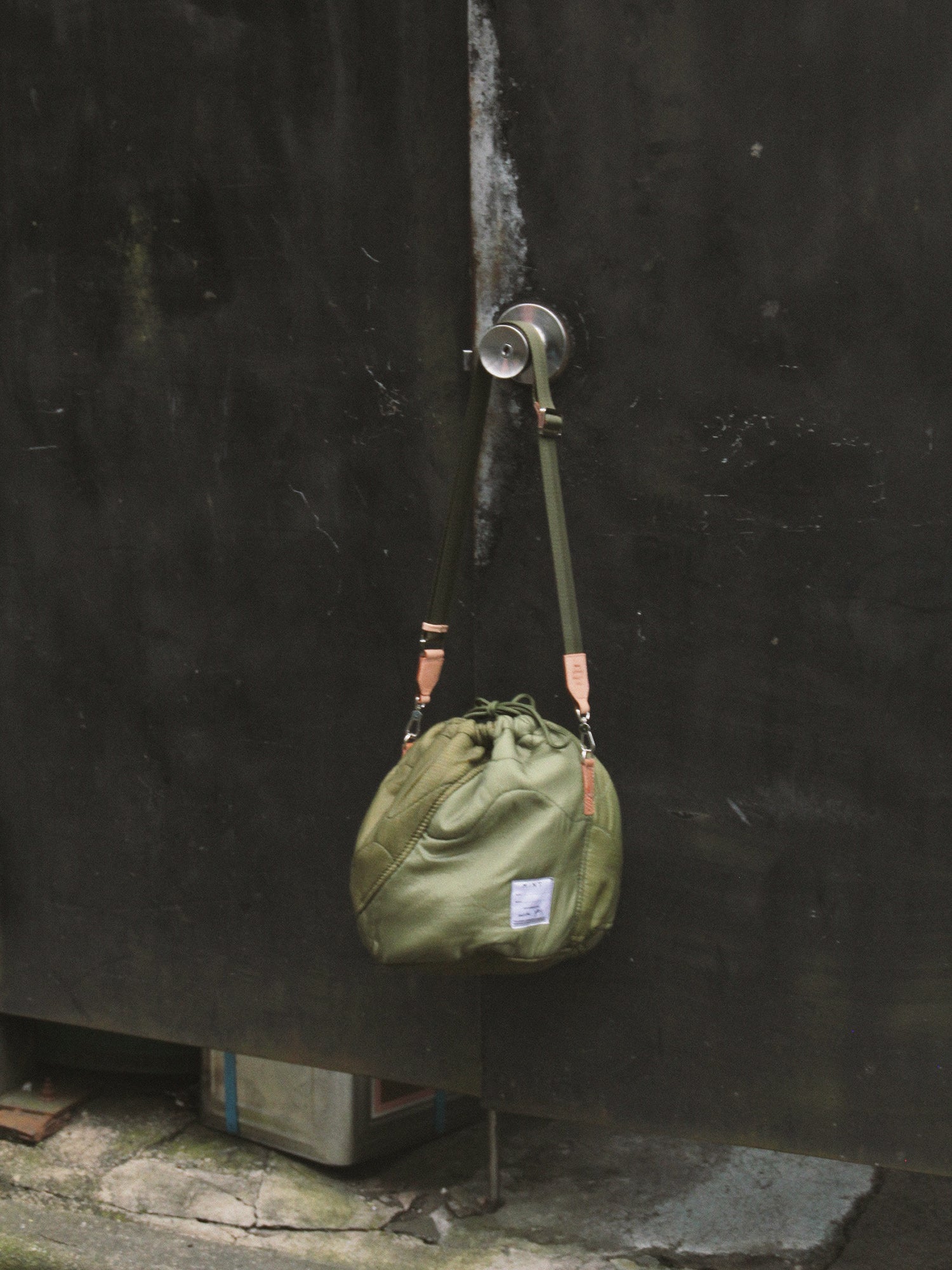 Two Tone Military Liner Remake Bag / Upcycle #3 – MINT