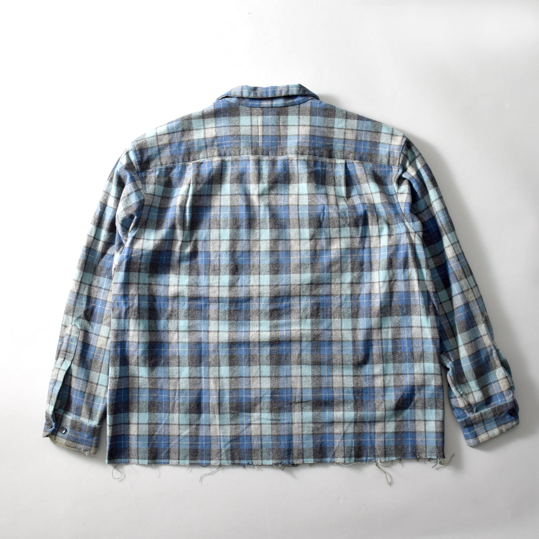 MINT UPCYCLED  Rebuild Wool Check Shirts