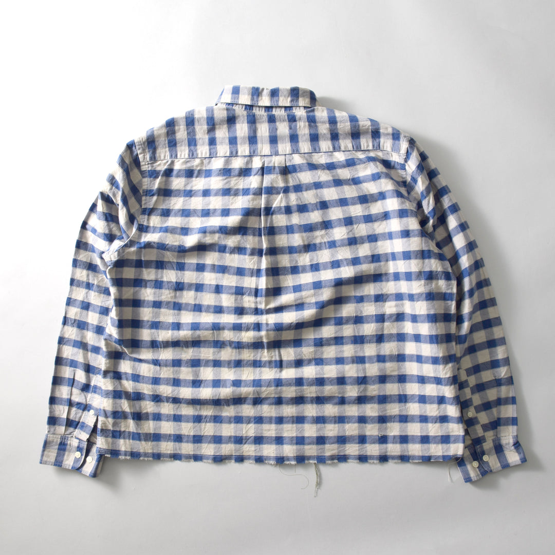 MINT UPCYCLED  Rebuild 90s~Button Down Check Shirts