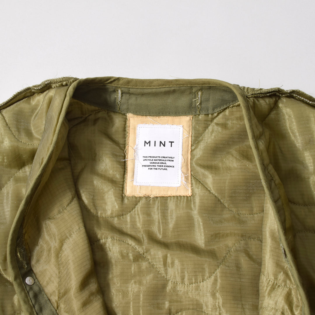 MINT UPCYCLED Military Liner Jacket / メンズM-L相当