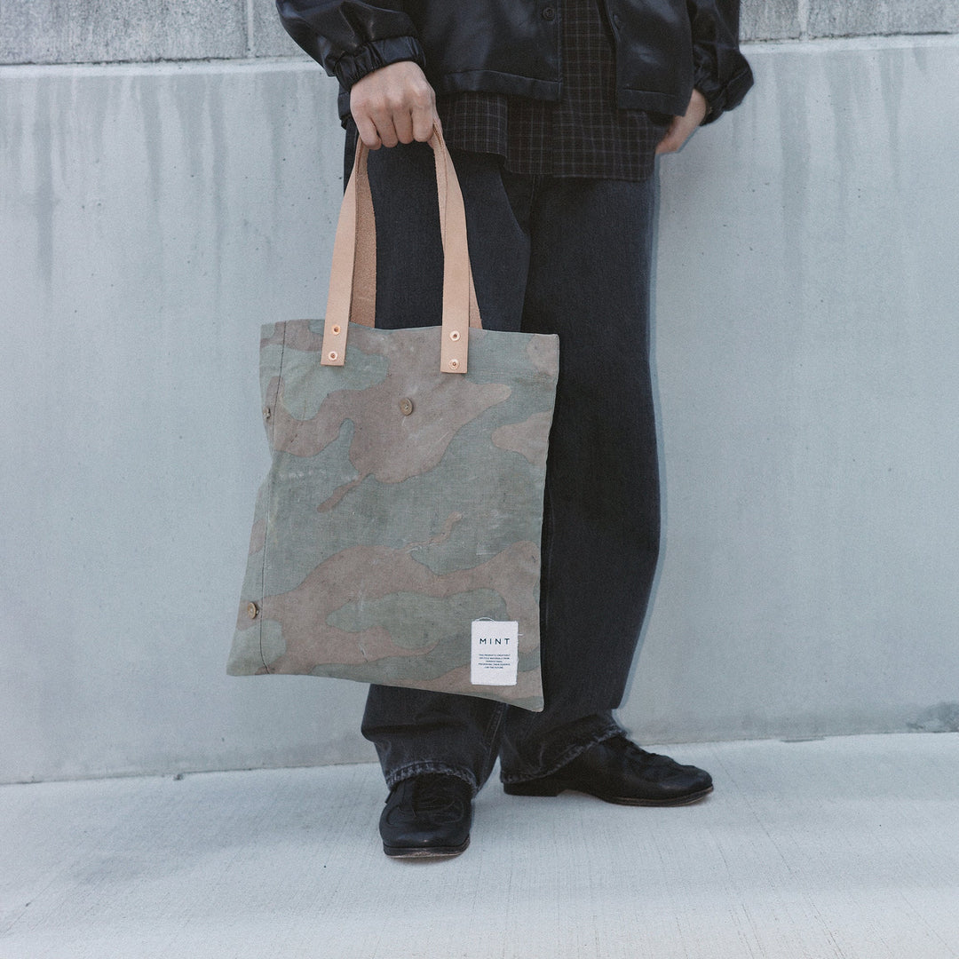 HANDY 1950s イタリアンアーミー トートバッグ / MINT Upcycled