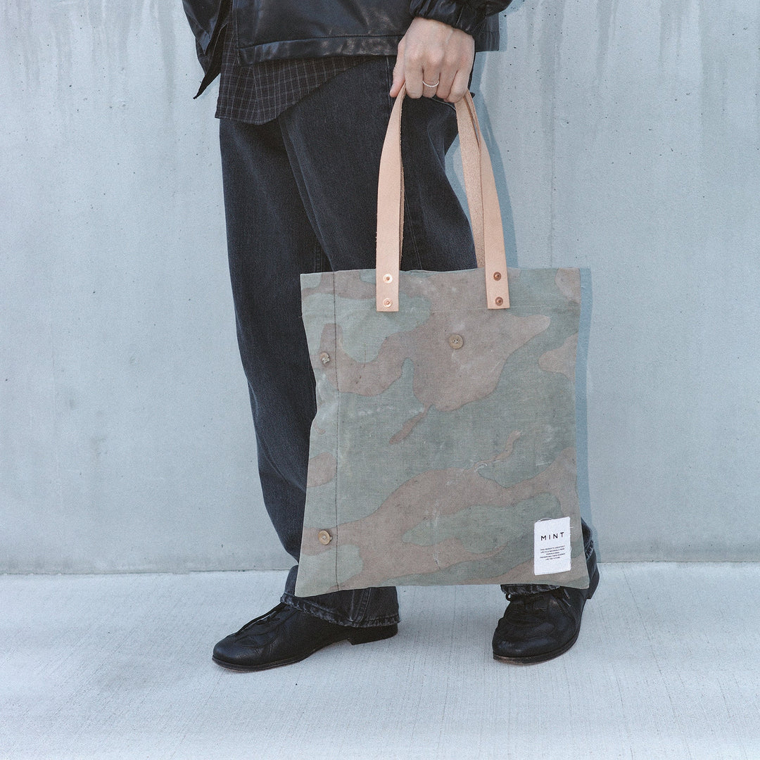 HANDY 1950s イタリアンアーミー トートバッグ / MINT Upcycled