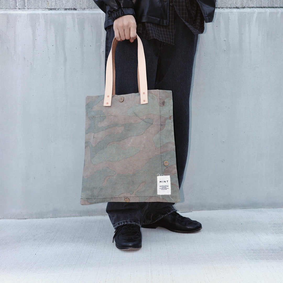 HANDY 1950s イタリアンアーミー トートバッグ / MINT Upcycled