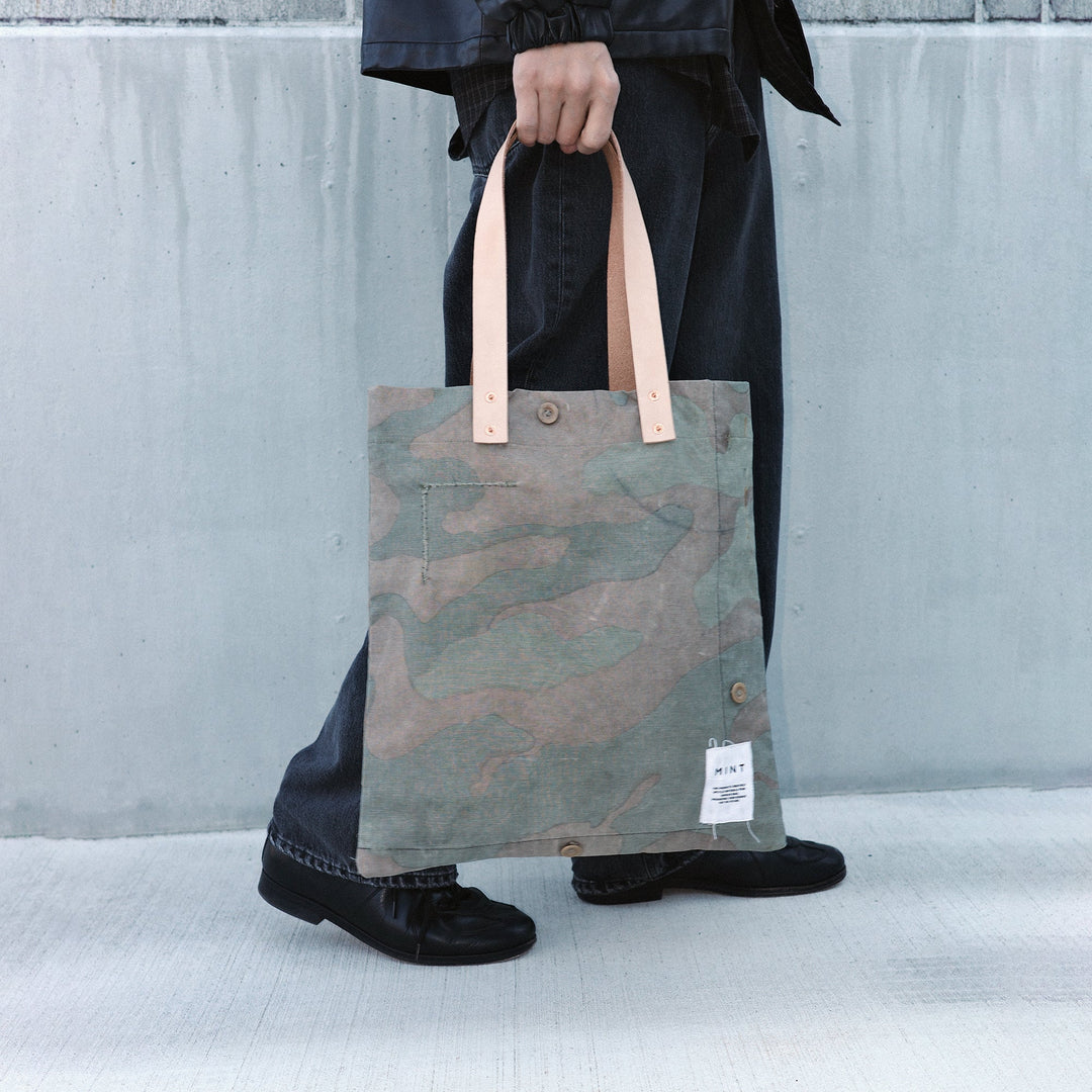 HANDY 1950s イタリアンアーミー トートバッグ / MINT Upcycled