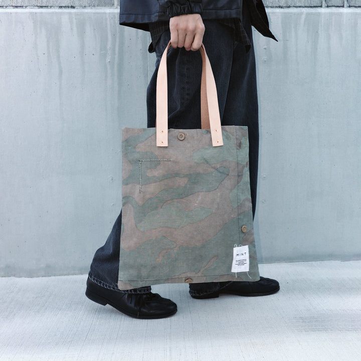 HANDY 1950s イタリアンアーミー トートバッグ / MINT Upcycled